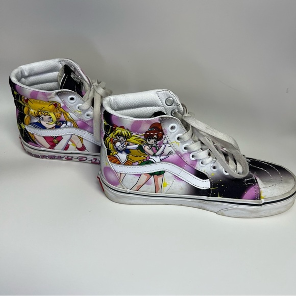 Sailor Moon Vans Hightop Sneakers - Picture 1 of 7